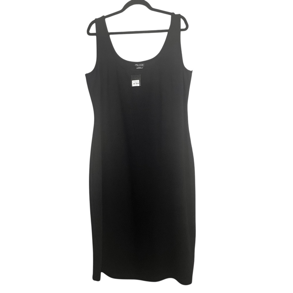 City Chic Black Sleeveless Dress
